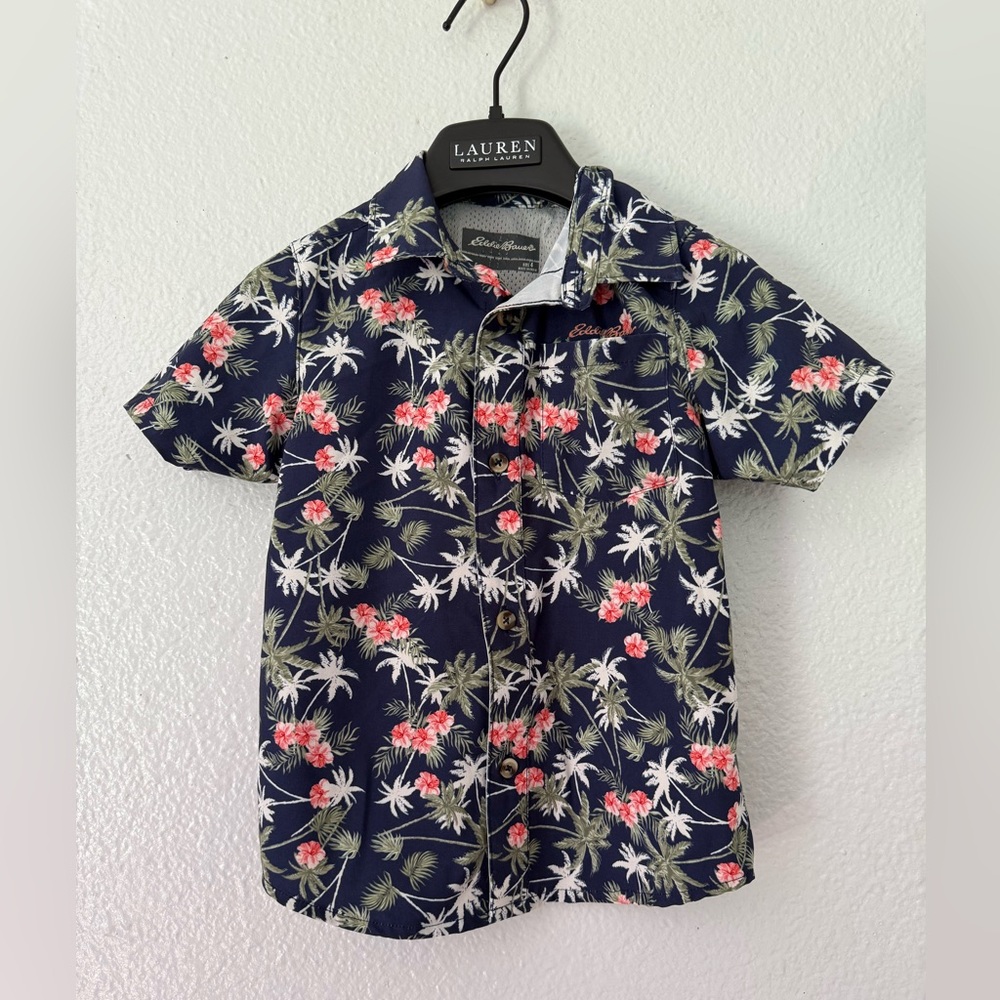 Eddie Bauer Toddler Boy Summer Shirt Size: 4